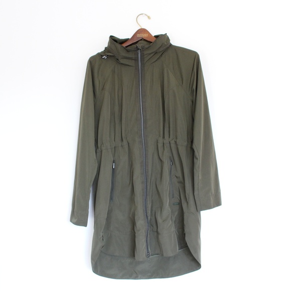Athleta Jackets & Blazers - Athleta Green Lightweight Parka Jacket